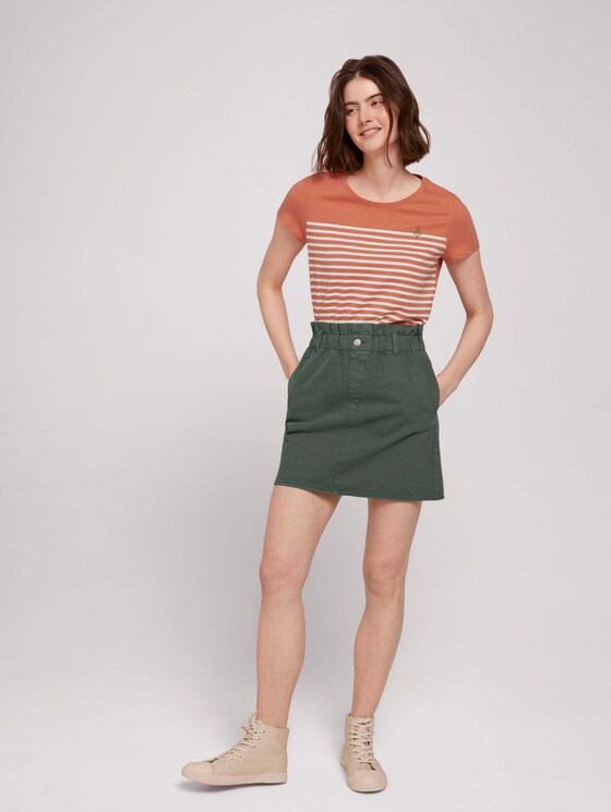 T-Shirt aus Bio-Baumwolle - Frauen - sundown coral T-Shirt aus Bio-Baumwolle - Frauen - sundown coral - 3 - TOM TAILOR Denim