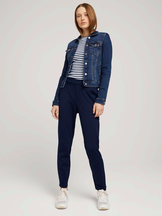 T-Shirt aus Bio-Baumwolle - Frauen - navy white stripe T-Shirt aus Bio-Baumwolle - Frauen - navy white stripe - 3 - TOM TAILOR Denim