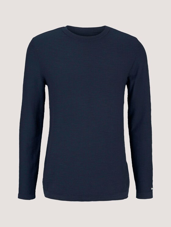 Sweatshirt mit Waschung - Männer - Dark Blue Sweatshirt mit Waschung - Männer - Dark Blue - 7 - TOM TAILOR