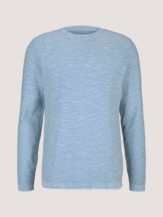 Sweatshirt mit Waschung - Männer - Yonder Blue Sweatshirt mit Waschung - Männer - Yonder Blue - 7 - TOM TAILOR