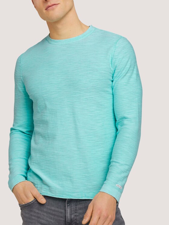 Sweatshirt mit Waschung - Männer - lucite green Sweatshirt mit Waschung - Männer - lucite green - 9 - TOM TAILOR