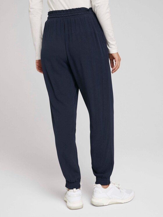Fließende Harem Stoffhose - Frauen - Sky Captain Blue Fließende Harem Stoffhose - Frauen - Sky Captain Blue - 2 - TOM TAILOR Denim