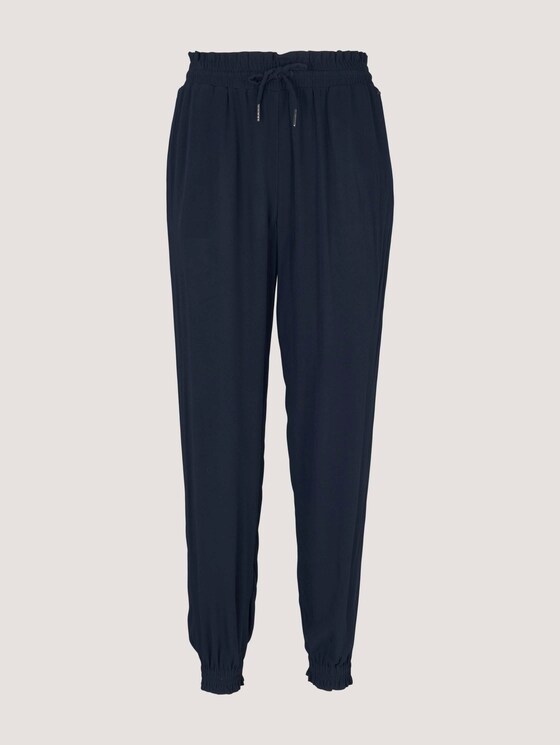 Fließende Harem Stoffhose - Frauen - Sky Captain Blue Fließende Harem Stoffhose - Frauen - Sky Captain Blue - 7 - TOM TAILOR Denim