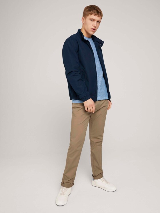 melierter Pullover mit Bio-Baumwolle - Männer - blue white mouline melierter Pullover mit Bio-Baumwolle - Männer - blue white mouline - 3 - TOM TAILOR Denim