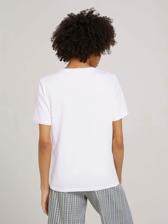 Basic T-Shirt mit Bio-Baumwolle - Frauen - White Basic T-Shirt mit Bio-Baumwolle - Frauen - White - 2 - Mine to five