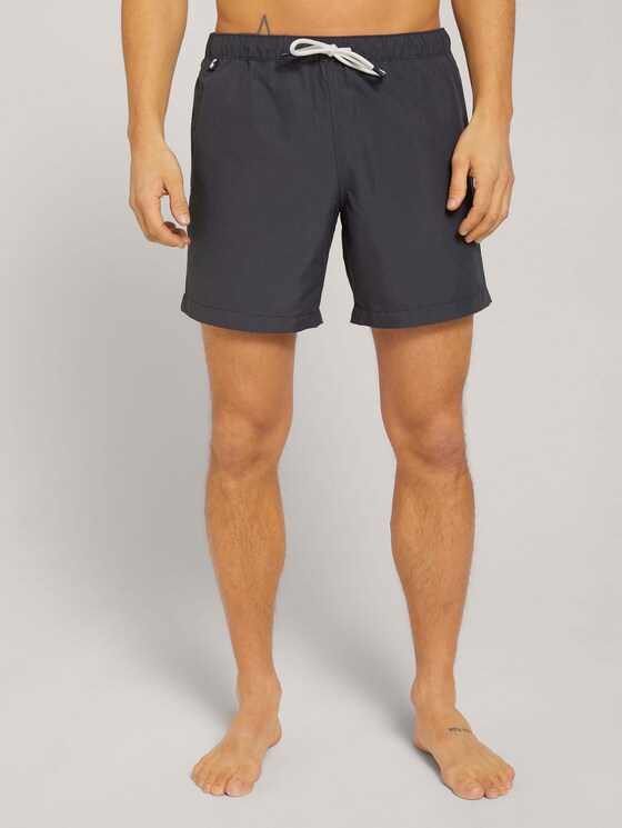Basic Badehosen mit REPREVE - Männer - Tarmac Grey Basic Badehosen mit REPREVE - Männer - Tarmac Grey - 1 - TOM TAILOR