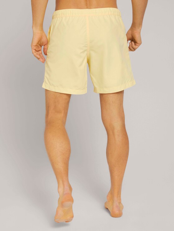 Basic zwembroek uit gerecycled polyester - Mannen - pale straw yellow Basic zwembroek uit gerecycled polyester - Mannen - pale straw yellow - 2 - TOM TAILOR