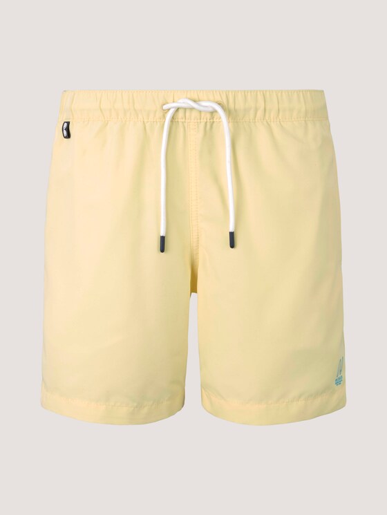 Basic zwembroek uit gerecycled polyester - Mannen - pale straw yellow Basic zwembroek uit gerecycled polyester - Mannen - pale straw yellow - 7 - TOM TAILOR