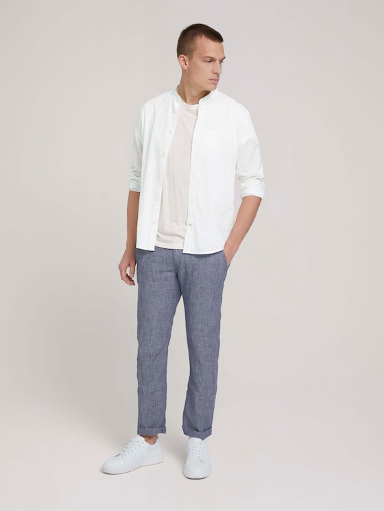 Travis Hose mit Bio-Baumwolle - Männer - helsinki night blue chambray Travis Hose mit Bio-Baumwolle - Männer - helsinki night blue chambray - 3 - TOM TAILOR
