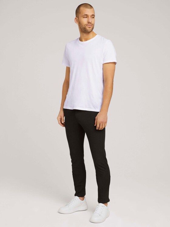 Travis Slim Jersey Hose - Männer - anthra melange structure Travis Slim Jersey Hose - Männer - anthra melange structure - 3 - TOM TAILOR