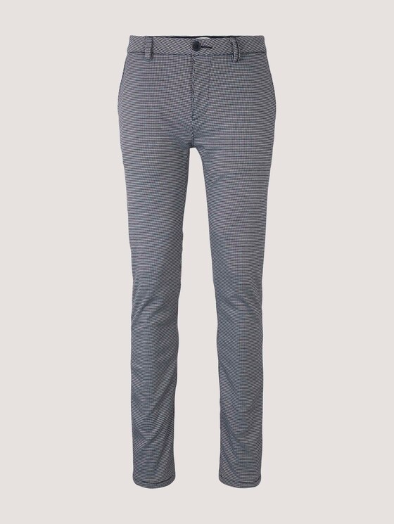 Travis Slim Jersey Hose - Männer - navy off white houndstooth Travis Slim Jersey Hose - Männer - navy off white houndstooth - 7 - TOM TAILOR