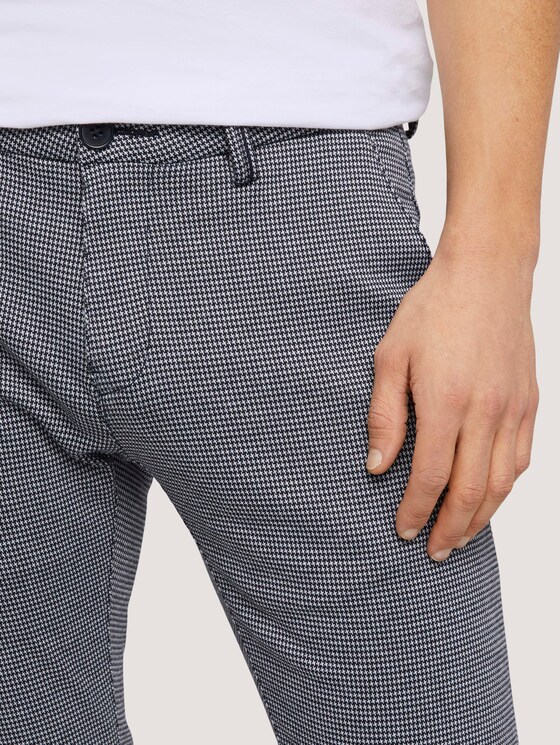 Travis Slim Jersey Hose - Männer - navy off white houndstooth Travis Slim Jersey Hose - Männer - navy off white houndstooth - 9 - TOM TAILOR