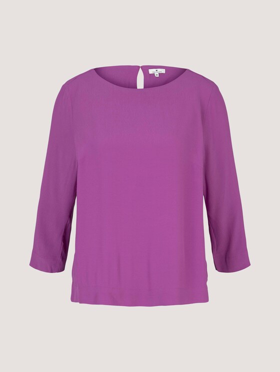 3/4 Arm Bluse - Frauen - plum blossom lilac 3/4 Arm Bluse - Frauen - plum blossom lilac - 7 - TOM TAILOR