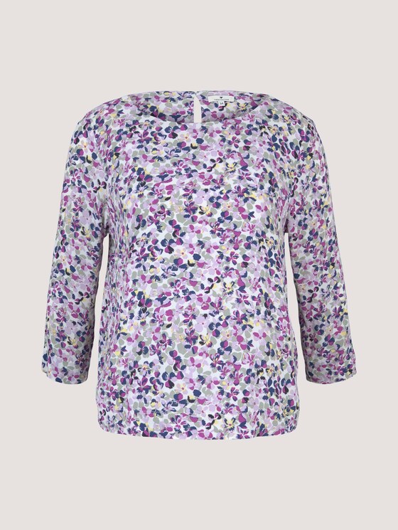 3/4 Arm Bluse - Frauen - offwhite floral design 3/4 Arm Bluse - Frauen - offwhite floral design - 7 - TOM TAILOR