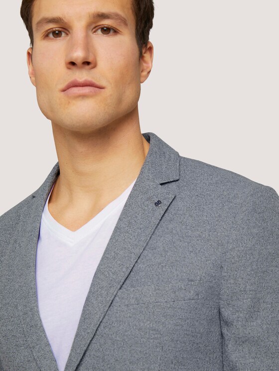 Sakko in Melange-Optik - Männer - grey melange structure Sakko in Melange-Optik - Männer - grey melange structure - 9 - TOM TAILOR