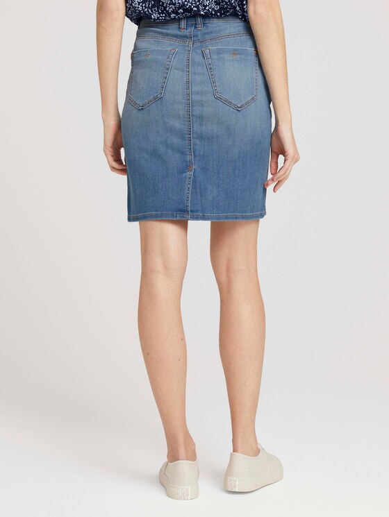 Jeansrock in heller Waschung - Frauen - Used Light Stone Blue Denim Jeansrock in heller Waschung - Frauen - Used Light Stone Blue Denim - 2 - TOM TAILOR