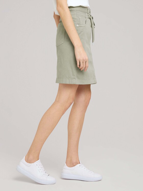 Stoffrock mit Kordelzug - Frauen - Prairie Grass Green Stoffrock mit Kordelzug - Frauen - Prairie Grass Green - 11 - TOM TAILOR