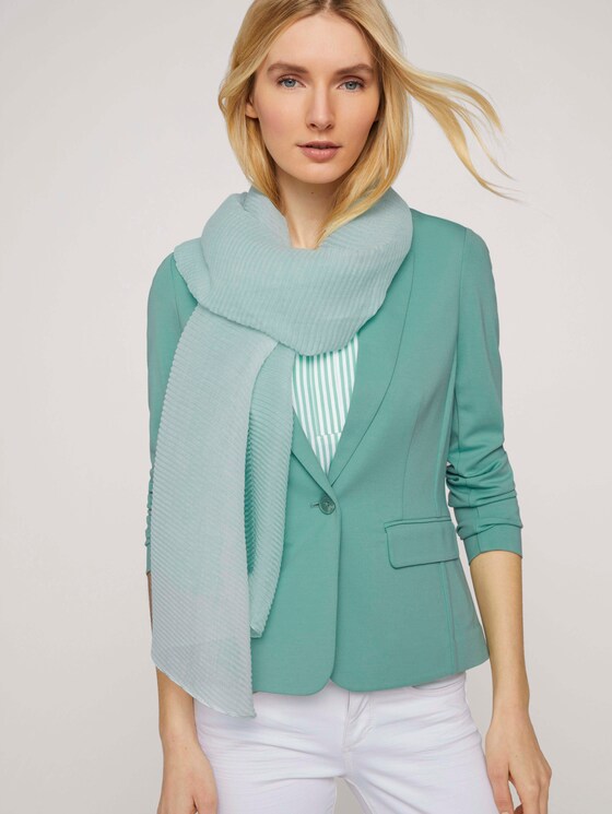 Plissierter Schal mit Farbverlauf - Frauen - minty green Plissierter Schal mit Farbverlauf - Frauen - minty green - 5 - TOM TAILOR