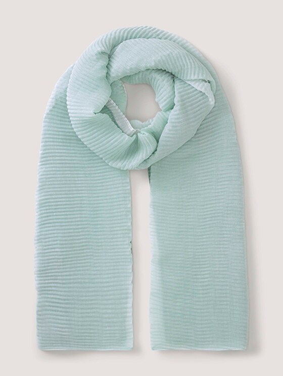 Plissierter Schal mit Farbverlauf - Frauen - minty green Plissierter Schal mit Farbverlauf - Frauen - minty green - 7 - TOM TAILOR