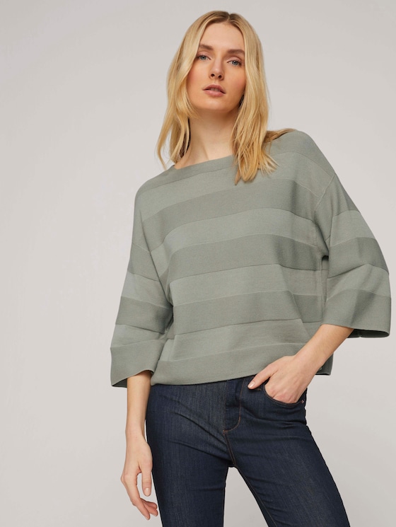 Pullover mit Bio-Baumwolle - Frauen - Prairie Grass Green Pullover mit Bio-Baumwolle - Frauen - Prairie Grass Green - 5 - TOM TAILOR