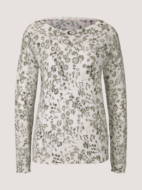 Pullover - Frauen - offwhite floral design Pullover - Frauen - offwhite floral design - 7 - TOM TAILOR