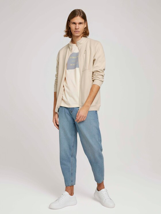 T-Shirt mit Bio-Baumwolle - Männer - light almond T-Shirt mit Bio-Baumwolle - Männer - light almond - 3 - TOM TAILOR Denim