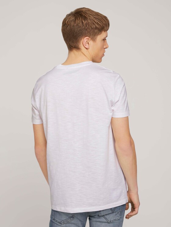 T-Shirt mit Print - Männer - White T-Shirt mit Print - Männer - White - 2 - TOM TAILOR Denim