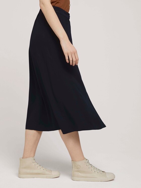 Midirock mit LENZING™ ECOVERO™ - Frauen - deep black Midirock mit LENZING™ ECOVERO™ - Frauen - deep black - 11 - TOM TAILOR Denim