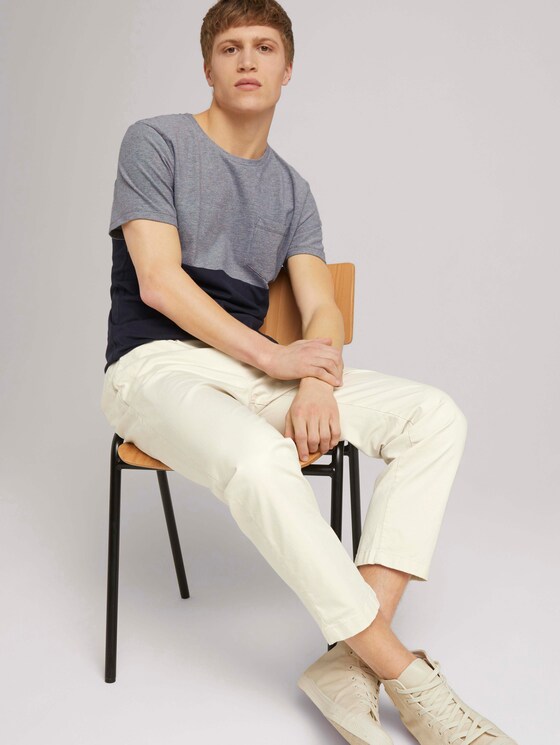 T-Shirt in Color-Blocking - Männer - Sky Captain Blue T-Shirt in Color-Blocking - Männer - Sky Captain Blue - 5 - TOM TAILOR Denim