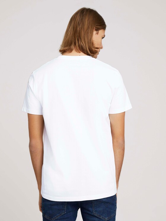 T-Shirt mit Fotoprint - Männer - White T-Shirt mit Fotoprint - Männer - White - 2 - TOM TAILOR Denim