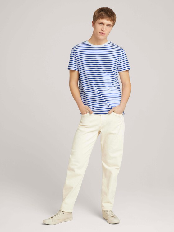 gestreiftes T-Shirt - Männer - blue white thin stripe gestreiftes T-Shirt - Männer - blue white thin stripe - 3 - TOM TAILOR Denim