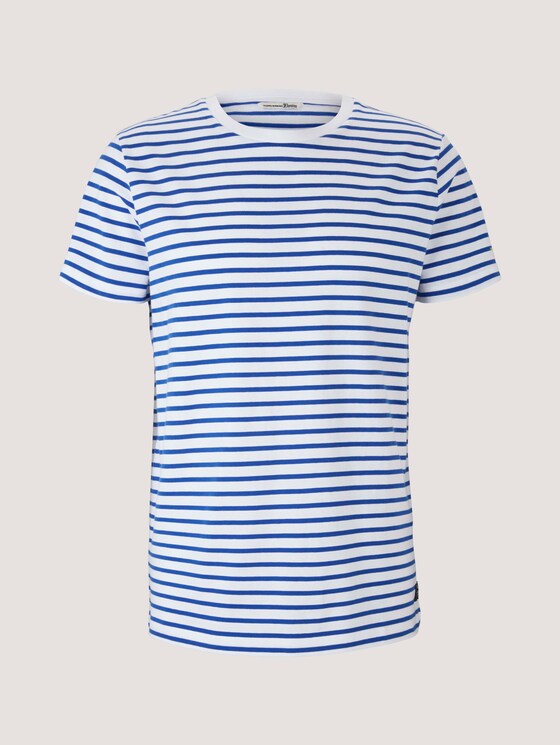 gestreiftes T-Shirt - Männer - blue white thin stripe gestreiftes T-Shirt - Männer - blue white thin stripe - 7 - TOM TAILOR Denim