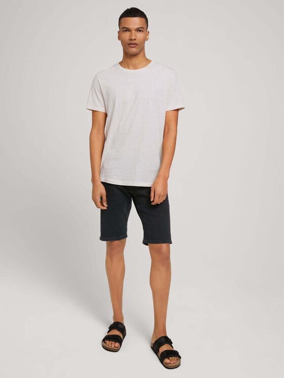 strukturiertes T-Shirt - Männer - fog beige thin yarn dye stripe strukturiertes T-Shirt - Männer - fog beige thin yarn dye stripe - 3 - TOM TAILOR Denim
