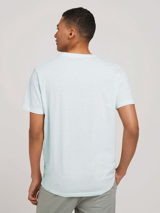 strukturiertes T-Shirt - Männer - mint white yd thin stripe strukturiertes T-Shirt - Männer - mint white yd thin stripe - 2 - TOM TAILOR Denim