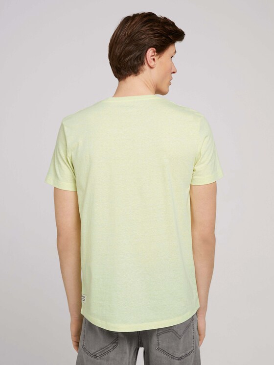 strukturiertes T-Shirt - Männer - cream yellow white thin stripe strukturiertes T-Shirt - Männer - cream yellow white thin stripe - 2 - TOM TAILOR Denim