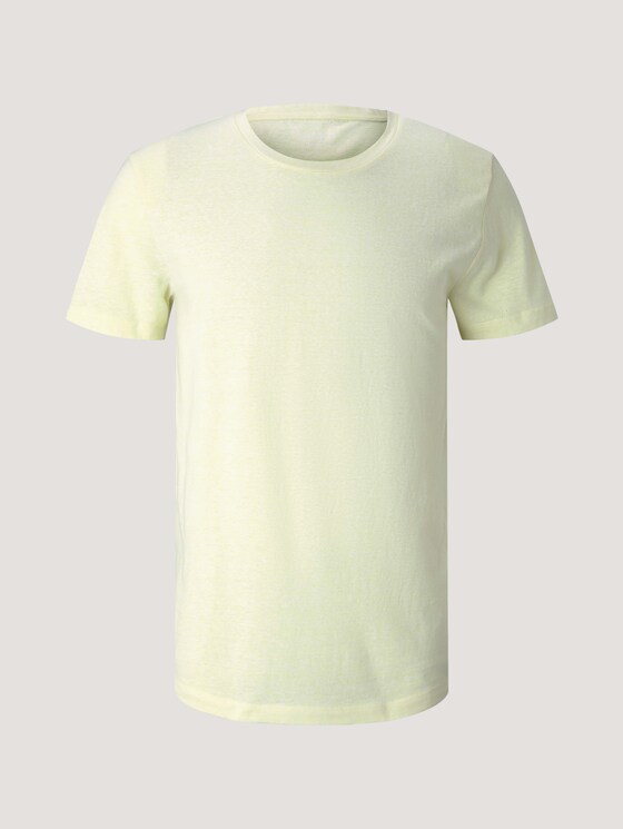 strukturiertes T-Shirt - Männer - cream yellow white thin stripe strukturiertes T-Shirt - Männer - cream yellow white thin stripe - 7 - TOM TAILOR Denim