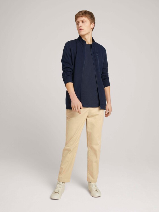 T-Shirt aus Leinenmix - Männer - Sky Captain Blue T-Shirt aus Leinenmix - Männer - Sky Captain Blue - 3 - TOM TAILOR Denim
