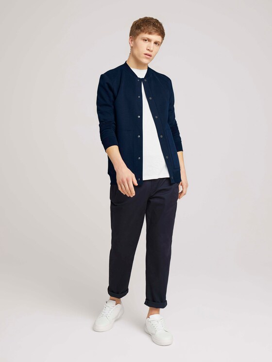 T-Shirt aus Leinenmix - Männer - White T-Shirt aus Leinenmix - Männer - White - 3 - TOM TAILOR Denim