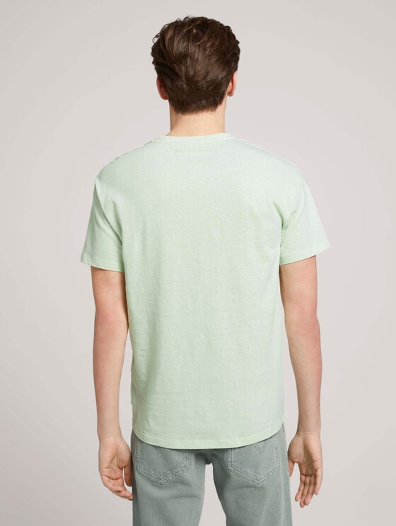 T-Shirt aus Leinenmix - Männer - smooth green T-Shirt aus Leinenmix - Männer - smooth green - 2 - TOM TAILOR Denim