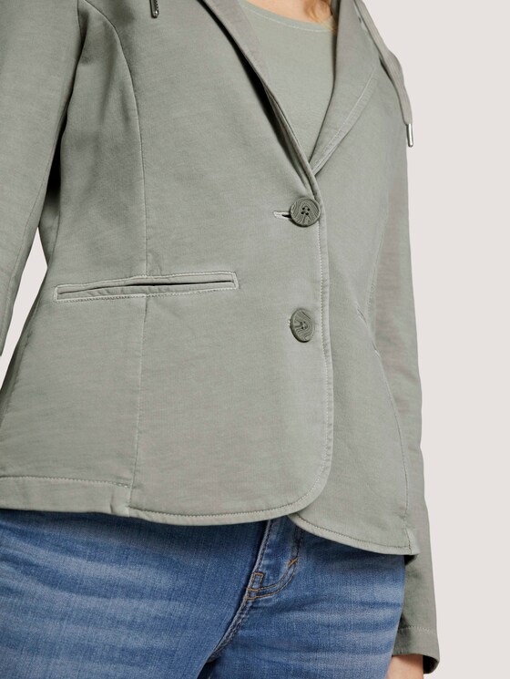 Sweat Blazer mit Kapuze - Frauen - Prairie Grass Green Sweat Blazer mit Kapuze - Frauen - Prairie Grass Green - 10 - TOM TAILOR