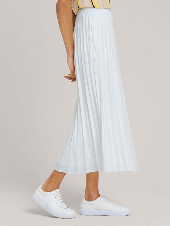 Elastischer Maxi Faltenrock - Frauen - Whisper White Elastischer Maxi Faltenrock - Frauen - Whisper White - 11 - Mine to five