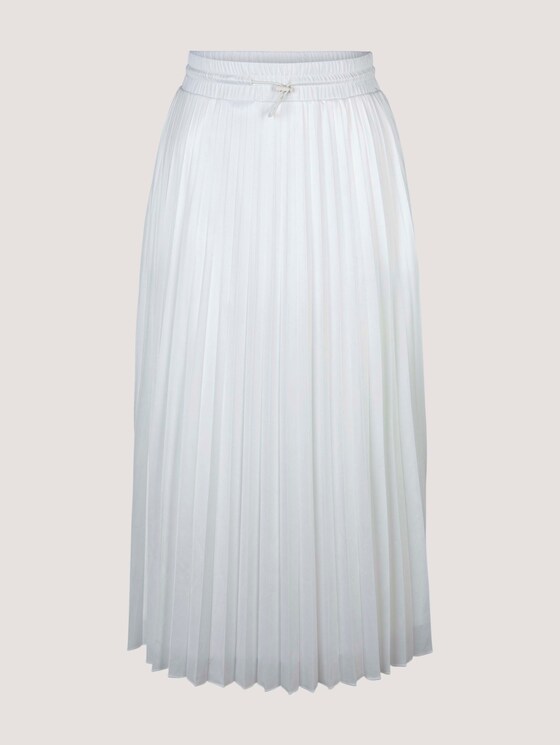 Elastischer Maxi Faltenrock - Frauen - Whisper White Elastischer Maxi Faltenrock - Frauen - Whisper White - 7 - Mine to five