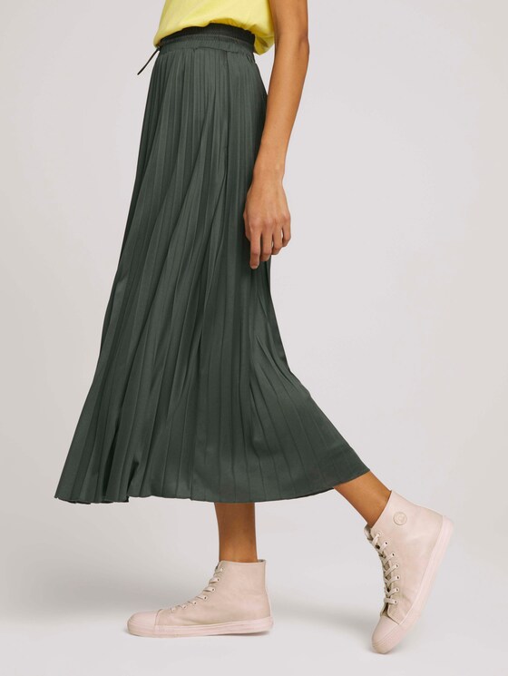 Elastischer Maxi Faltenrock - Frauen - deep leaf green Elastischer Maxi Faltenrock - Frauen - deep leaf green - 11 - Mine to five