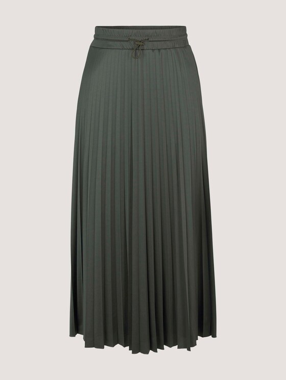 Elastischer Maxi Faltenrock - Frauen - deep leaf green Elastischer Maxi Faltenrock - Frauen - deep leaf green - 7 - Mine to five