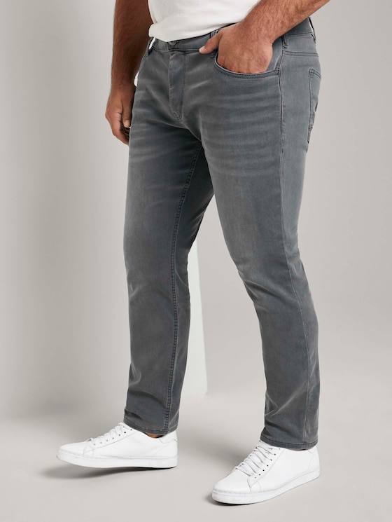 Slim Fit Jeans mit leichter Waschung - Männer - clean mid stone grey denim Slim Fit Jeans mit leichter Waschung - Männer - clean mid stone grey denim - 11 - Men Plus