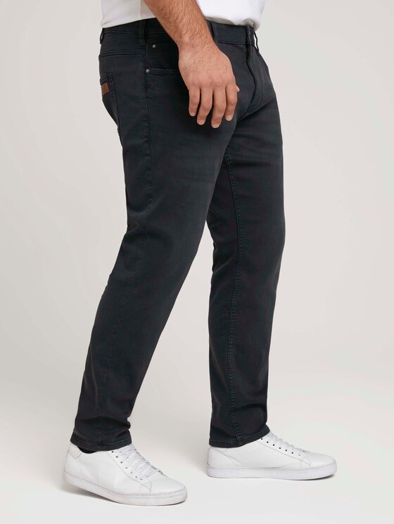 Slim Fit Jeans mit leichter Waschung - Männer - black denim Slim Fit Jeans mit leichter Waschung - Männer - black denim - 11 - Men Plus