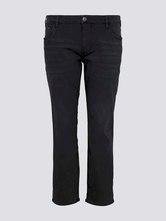 Slim Fit Jeans mit leichter Waschung - Männer - black denim Slim Fit Jeans mit leichter Waschung - Männer - black denim - 7 - Men Plus
