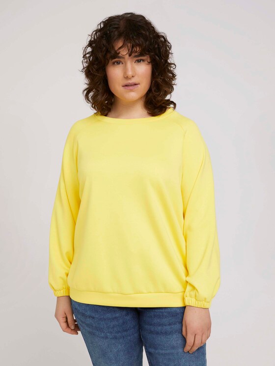 Sweatshirt mit Raglanärmeln - Frauen - mellow yellow Sweatshirt mit Raglanärmeln - Frauen - mellow yellow - 1 - My True Me