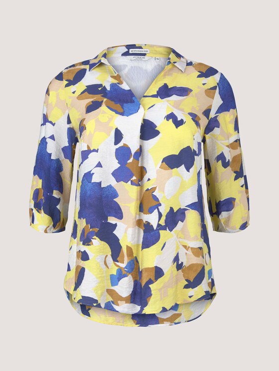 gemusterte Bluse - Frauen - big floral pattern gemusterte Bluse - Frauen - big floral pattern - 7 - My True Me