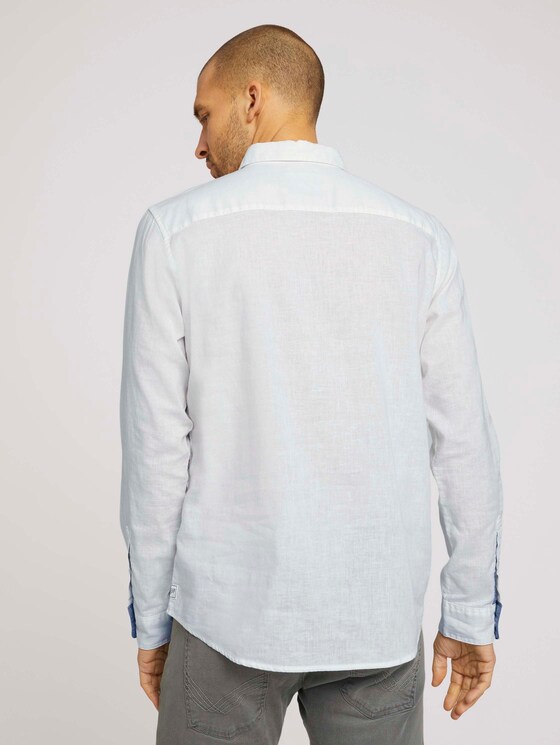 Leinen Hemd - Männer - Off White Leinen Hemd - Männer - Off White - 2 - TOM TAILOR